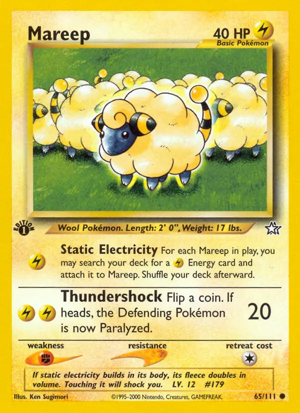 Kaart Mareep uit Neo Genesis, nummer 65/111