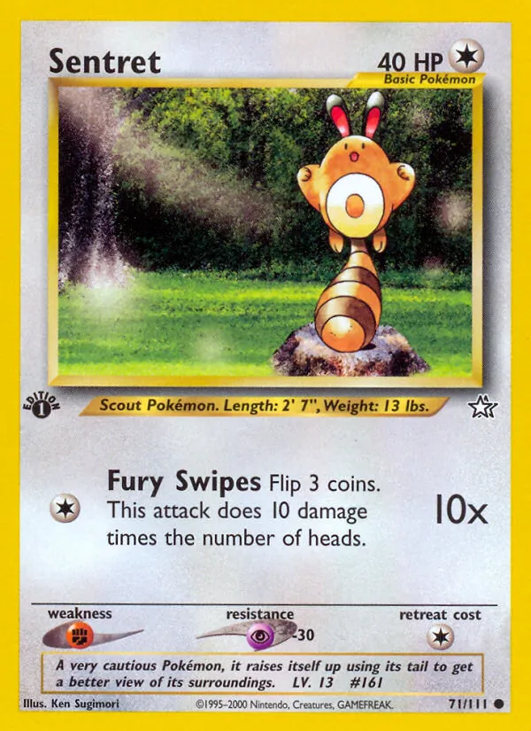 Kaart Sentret uit Neo Genesis, nummer 71/111