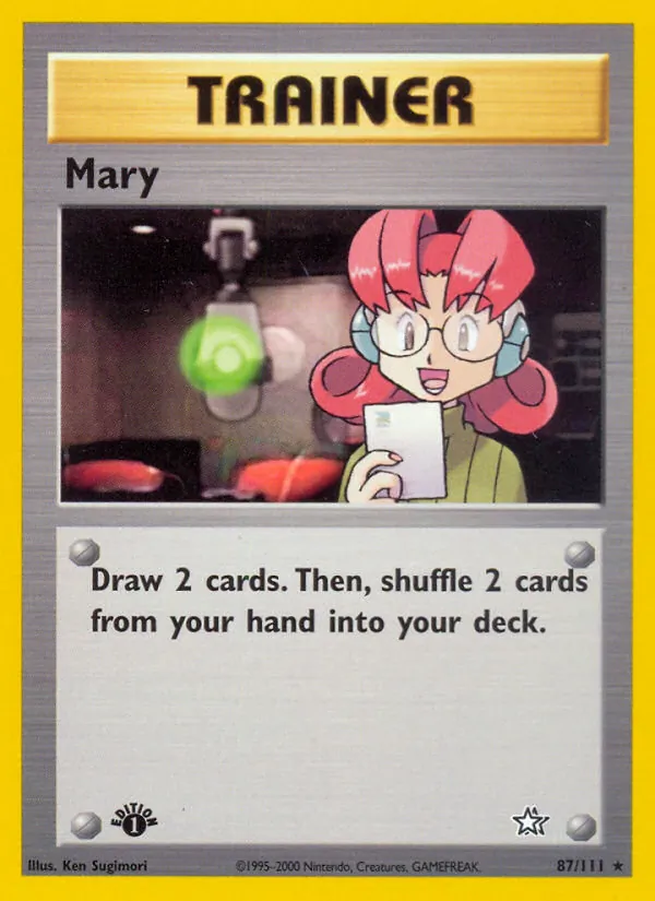 Kaart Mary uit Neo Genesis, nummer 87/111