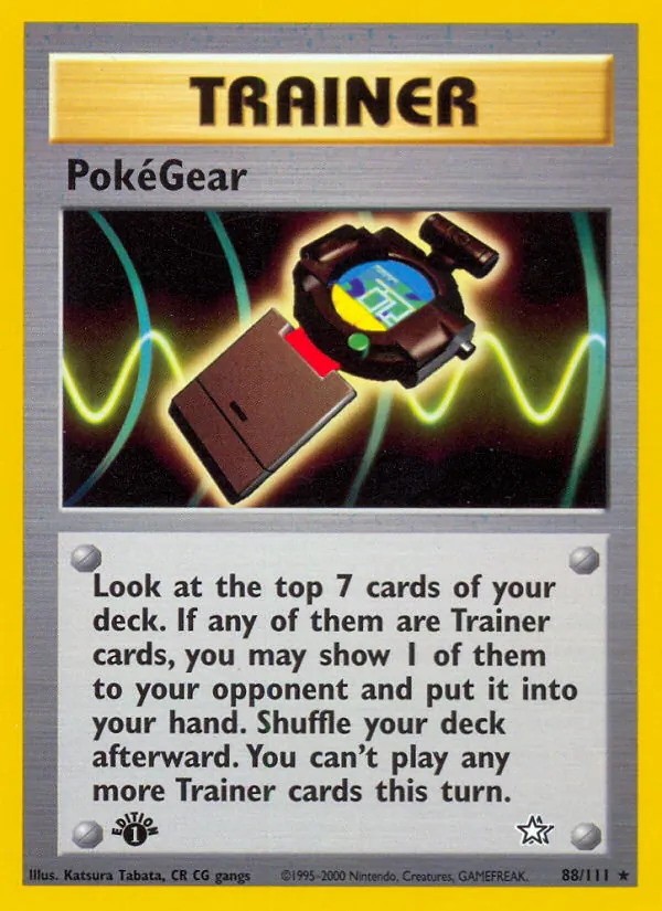 Kartu PokéGear dari Neo Genesis, nomor 88/111
