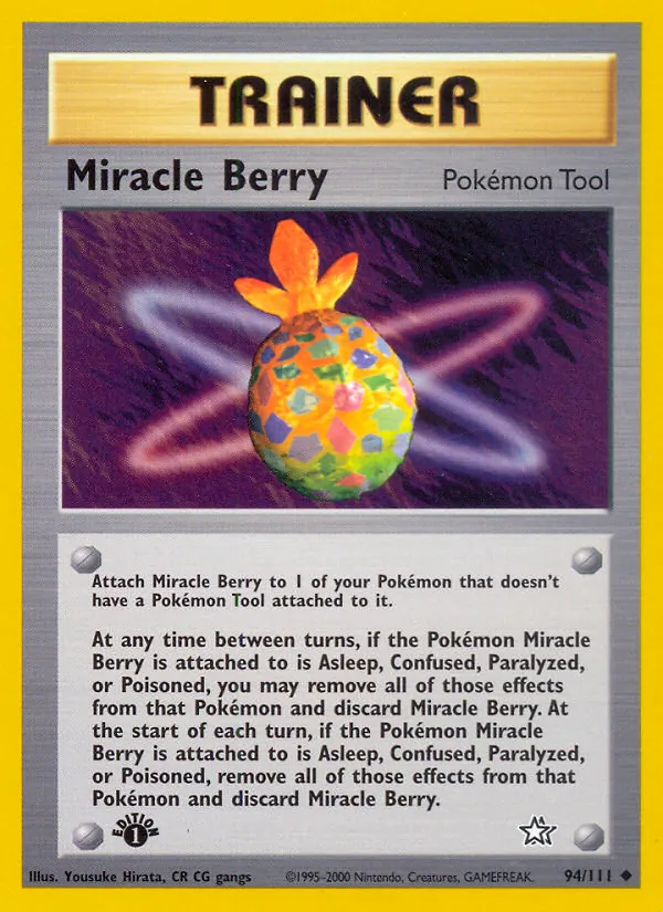Kaart Miracle Berry uit Neo Genesis, nummer 94/111