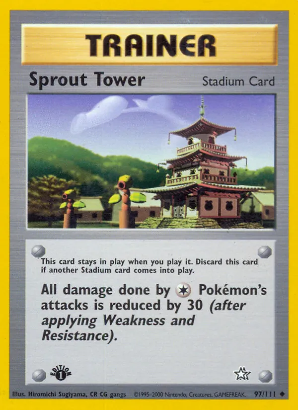 Kaart Sprout Tower uit Neo Genesis, nummer 97/111