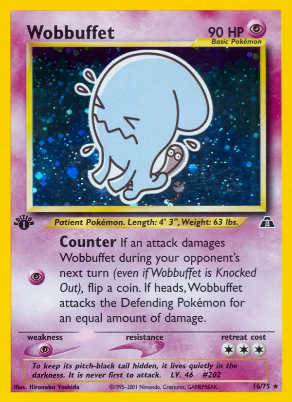 Kaart Wobbuffet uit Neo Discovery, nummer 16/75