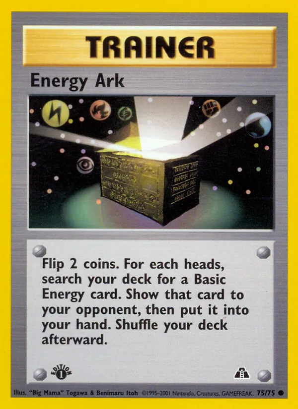 Kaart Energy Ark uit Neo Discovery, nummer 75/75