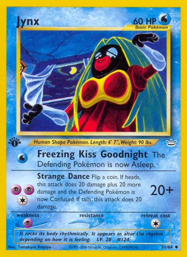 Jynx card from Neo Revelation, number 31/64