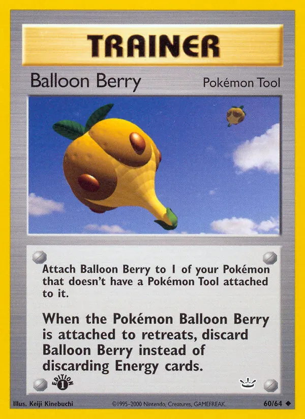 Balloon Berry card from Neo Revelation, number 60/64