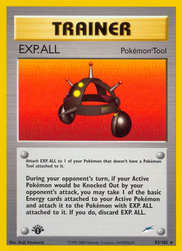 EXP.ALL card from Neo Destiny, number 93/105