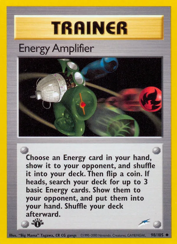 Energy Amplifier card from Neo Destiny, number 98/105
