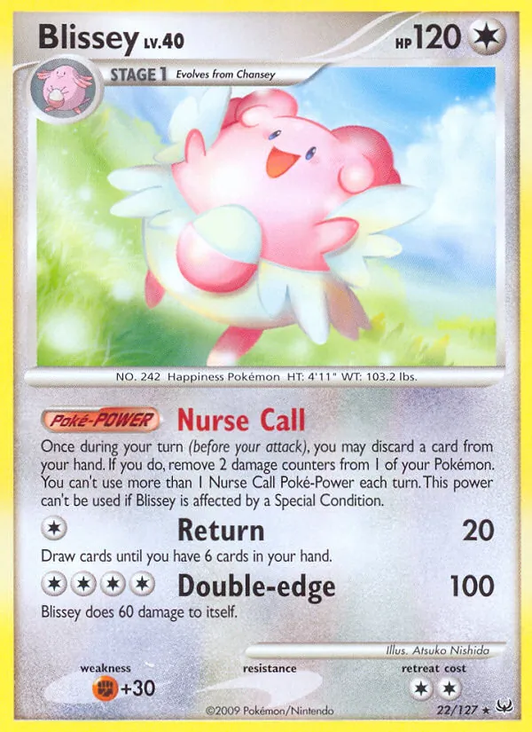 Kaart Blissey uit Platinum, nummer 22/127