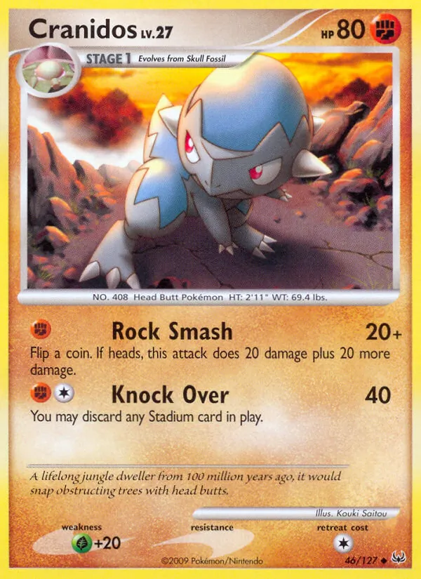 Kaart Cranidos uit Platinum, nummer 46/127