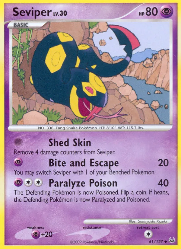 Kaart Seviper uit Platinum, nummer 61/127