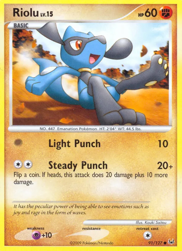 Kaart Riolu uit Platinum, nummer 91/127