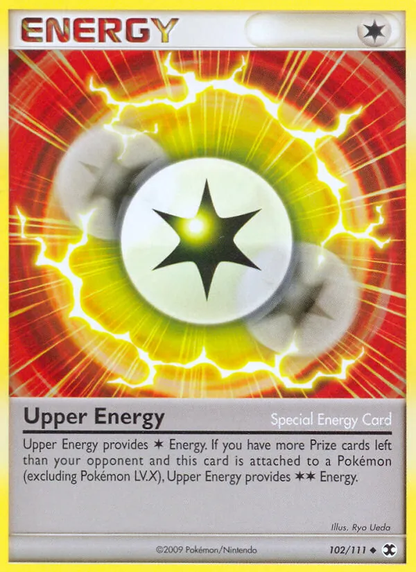 Carta Upper Energy de la expansión Rising Rivals, número 102/111