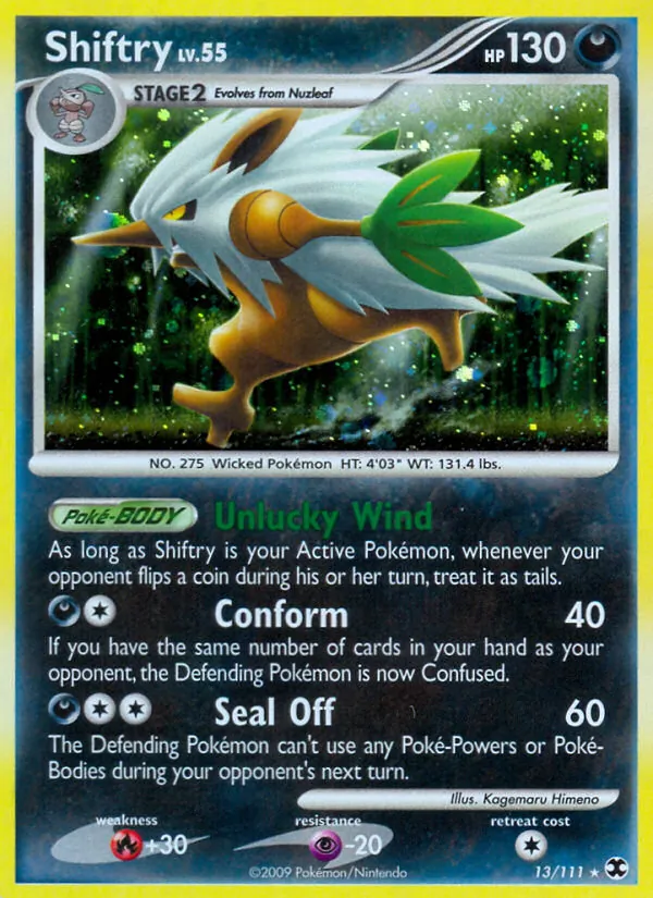 Kaart Shiftry uit Rising Rivals, nummer 13/111