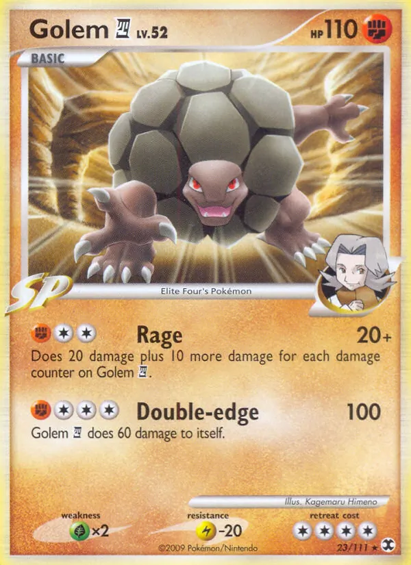 Kaart Golem E4 uit Rising Rivals, nummer 23/111