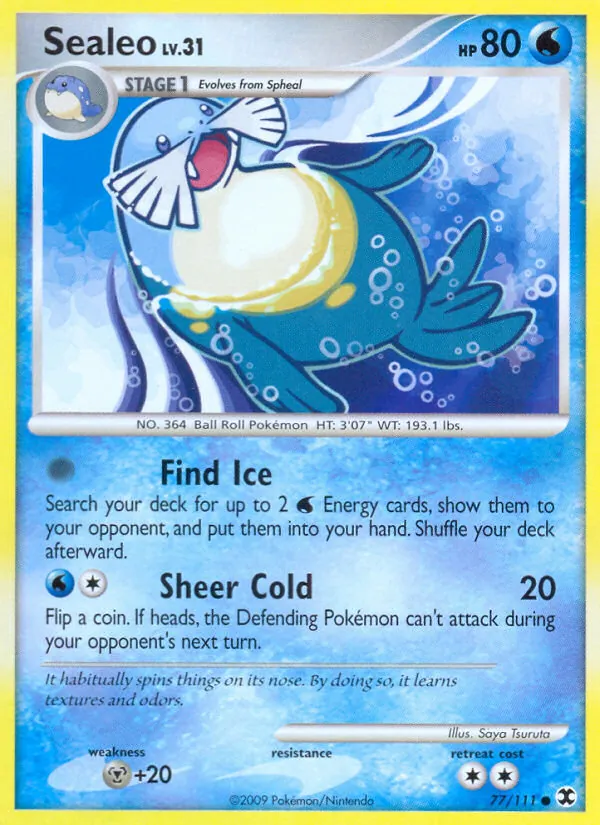 Carta Sealeo de la expansión Rising Rivals, número 77/111