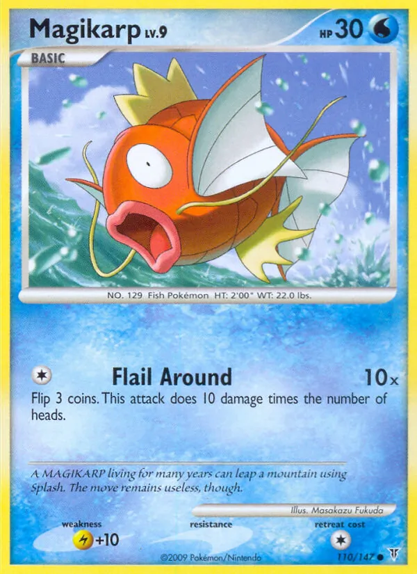 Magikarp card from Supreme Victors, number 110/147