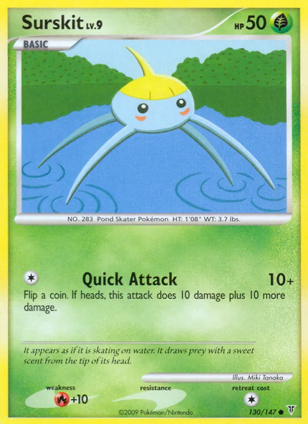 Surskit card from Supreme Victors, number 130/147