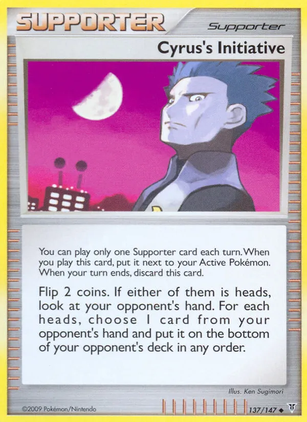 Cyrus's Initiative card from Supreme Victors, number 137/147