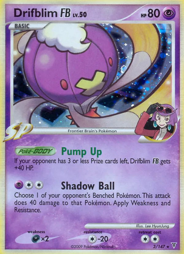 Drifblim FB card from Supreme Victors, number 3/147