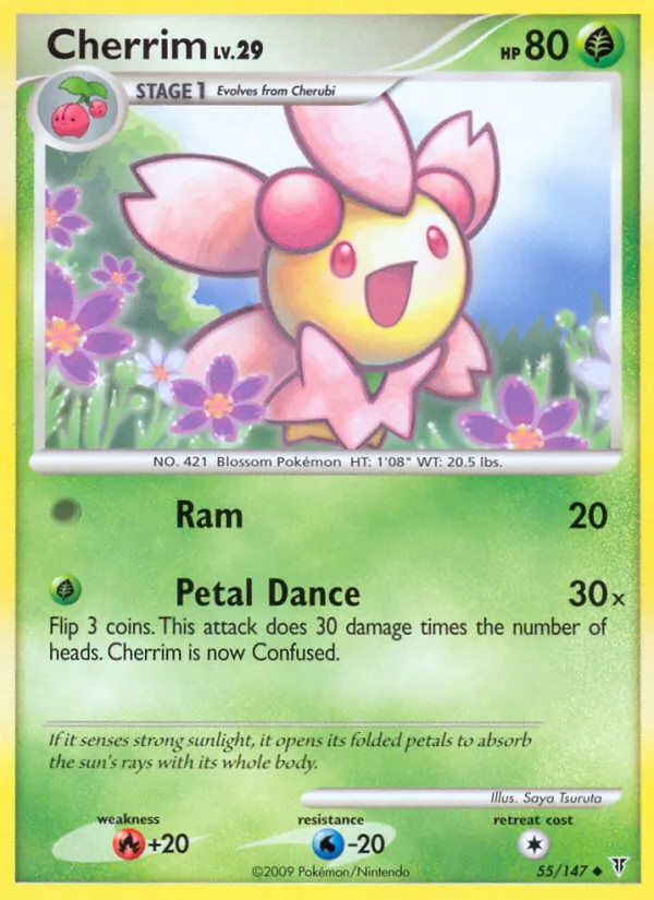 Cherrim card from Supreme Victors, number 55/147