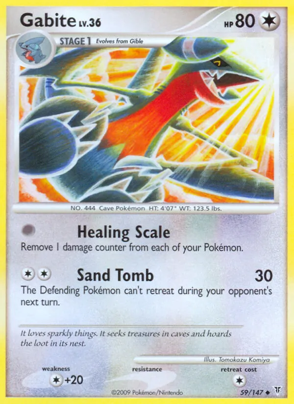 Gabite card from Supreme Victors, number 59/147