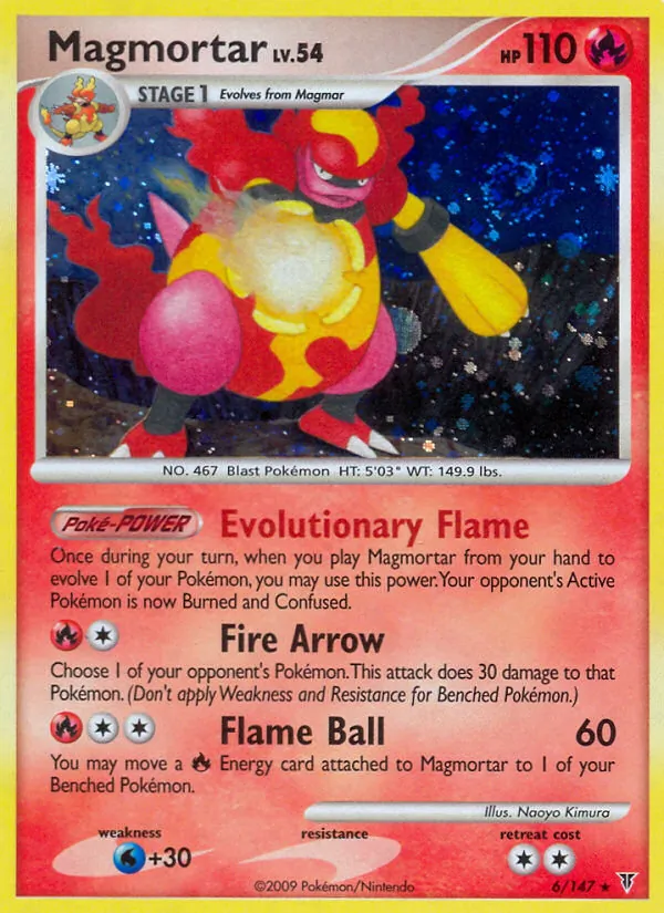 Magmortar card from Supreme Victors, number 6/147