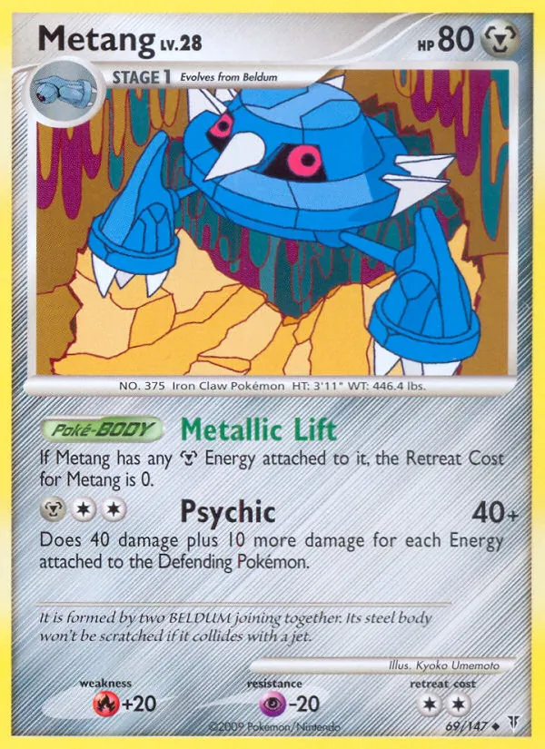 Metang card from Supreme Victors, number 69/147