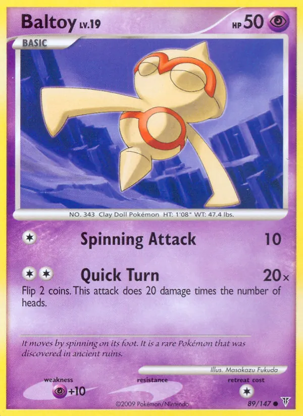 Baltoy card from Supreme Victors, number 89/147