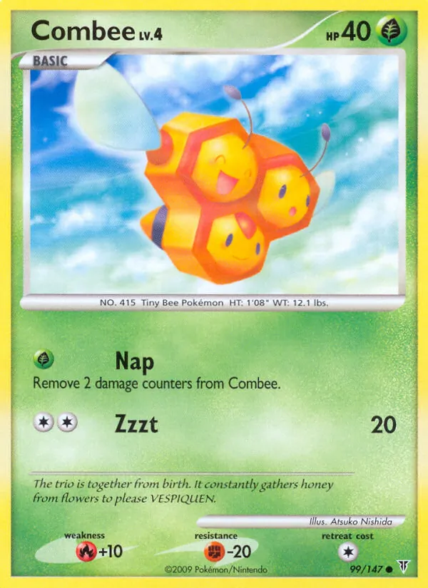Combee card from Supreme Victors, number 99/147