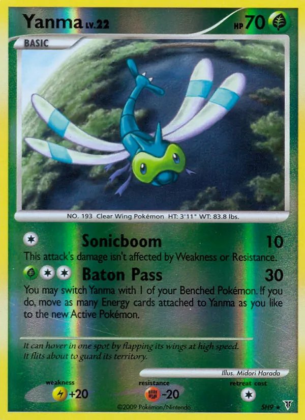 Yanma card from Supreme Victors, number SH9/147