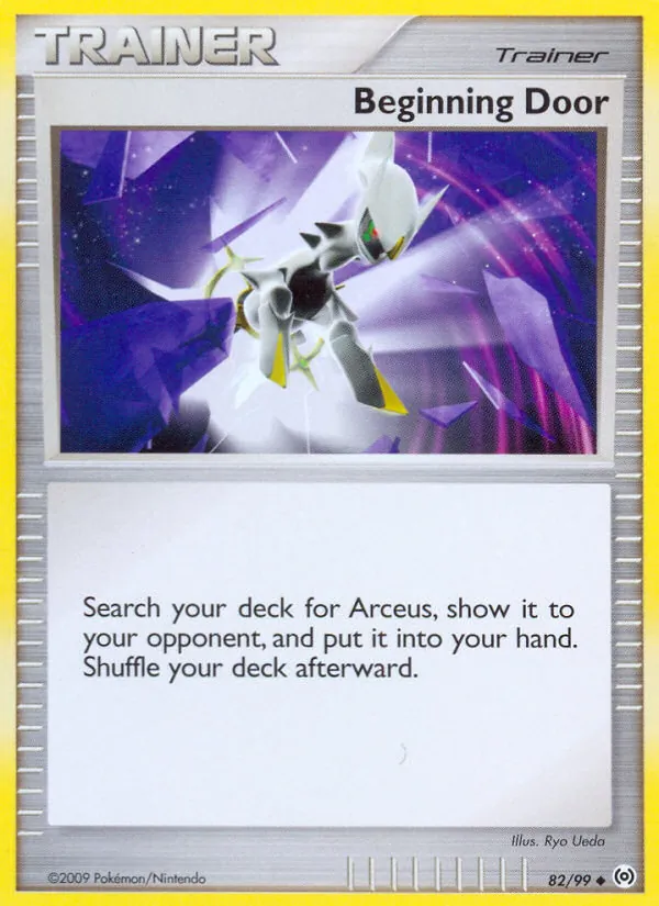 Beginning Door card from Arceus, number 82/99