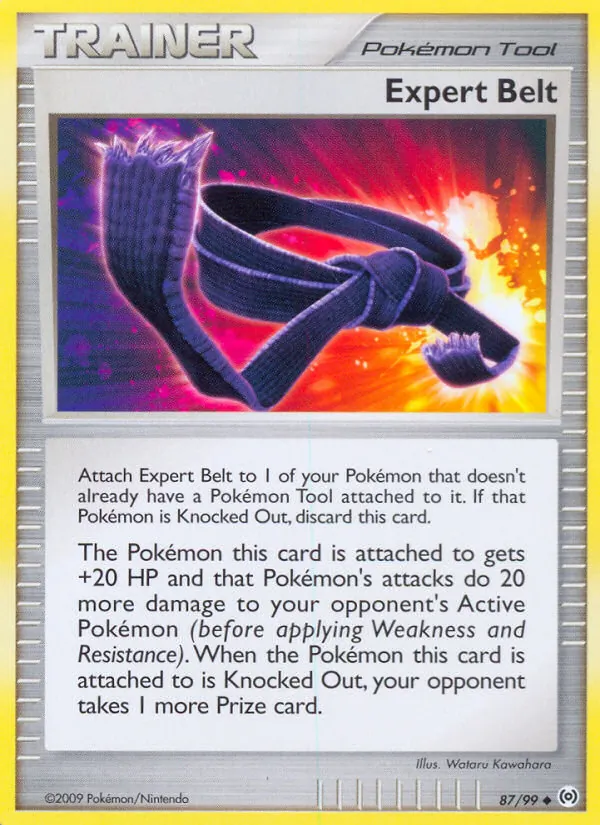 Expert Belt card from Arceus, number 87/99