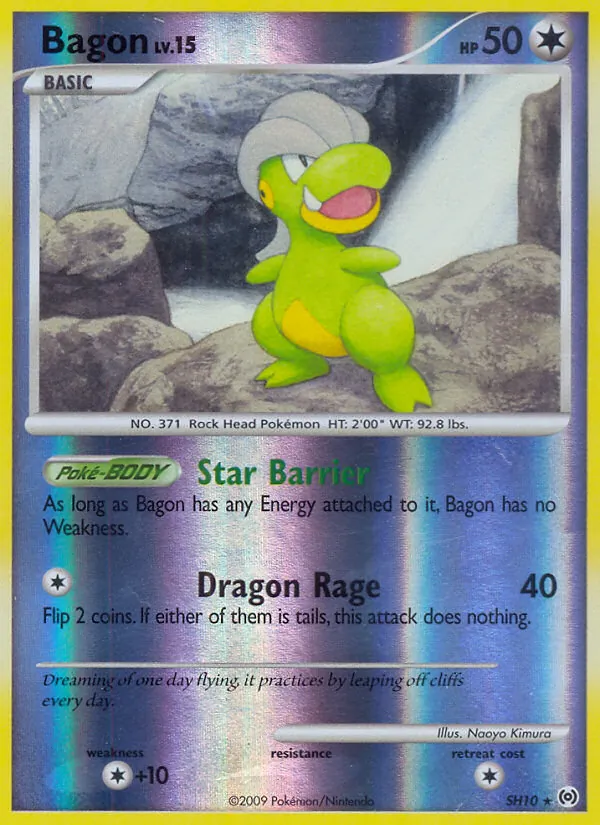 Bagon card from Arceus, number SH10/99