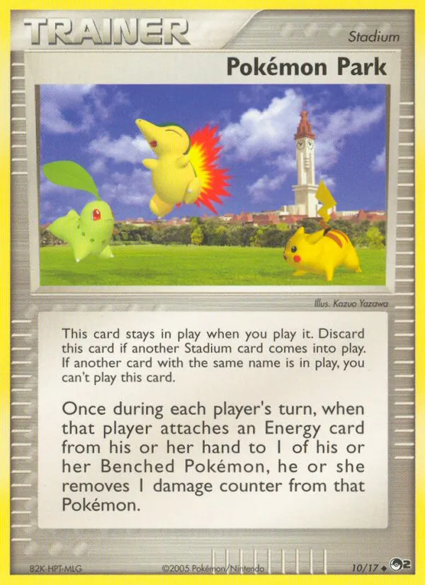 Pokémon Park card from POP Series 2, number 10/17