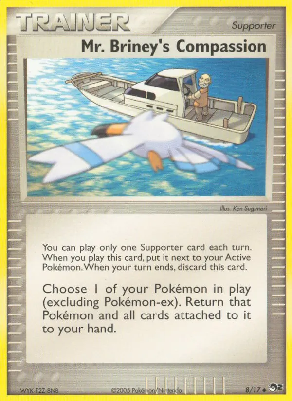 Mr. Briney's Compassion card from POP Series 2, number 8/17