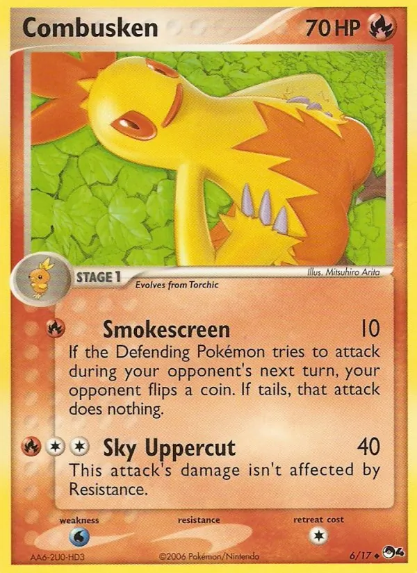 Kaart Combusken uit POP Series 4, nummer 6/17
