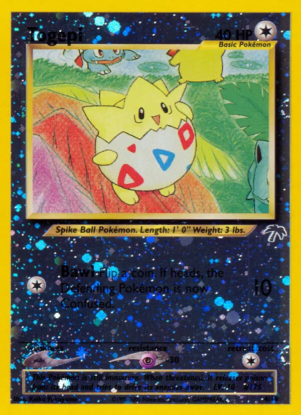 Togepi card from Southern Islands, number 4/18