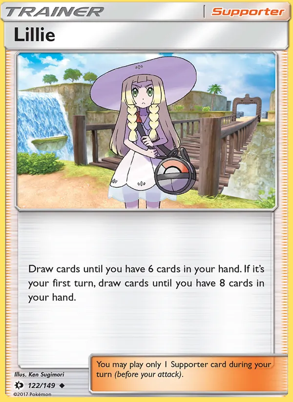 Kartu Lillie dari Sun & Moon, nomor 122/149