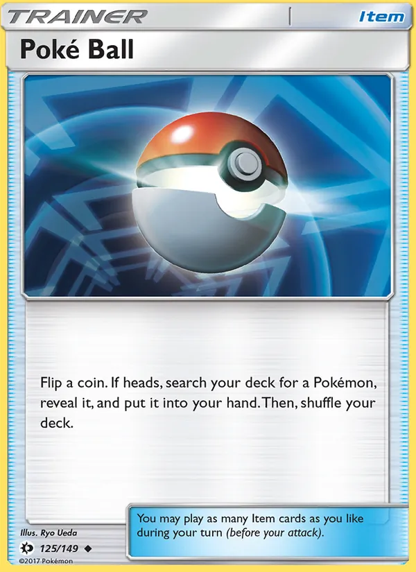 Kartu Poké Ball dari Sun & Moon, nomor 125/149
