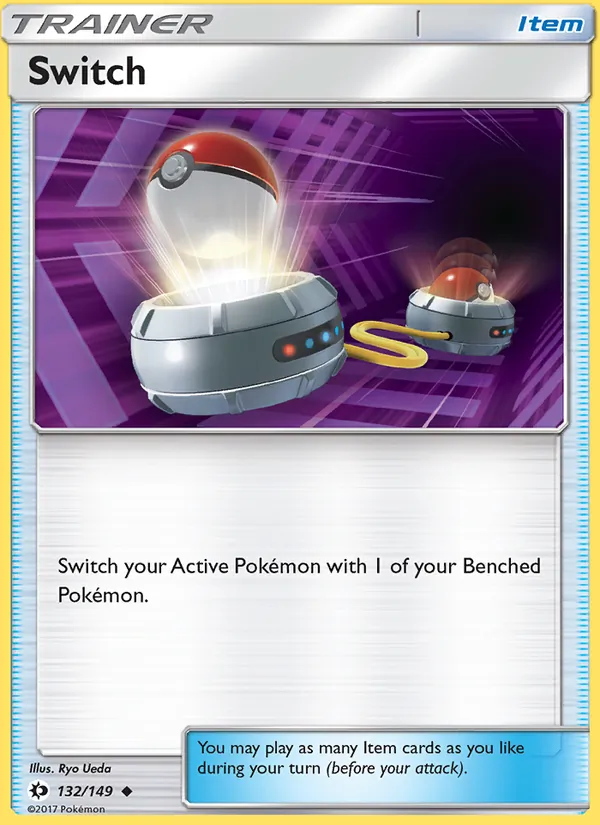 Kaart Switch uit Sun & Moon, nummer 132/149