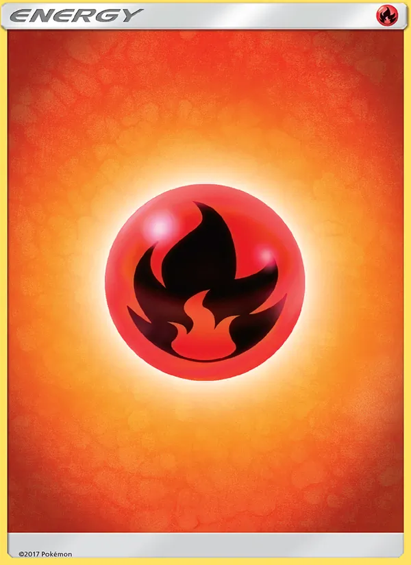 Kartu Fire Energy dari Sun & Moon, nomor 165/149