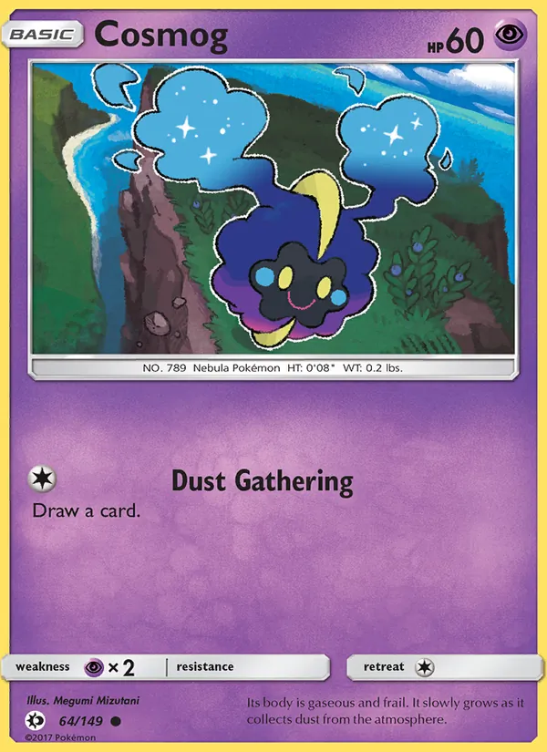 Kartu Cosmog dari Sun & Moon, nomor 64/149