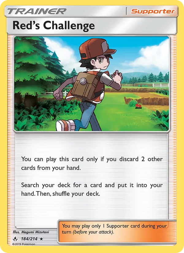 Kartu Red’s Challenge dari Unbroken Bonds, nomor 184/214