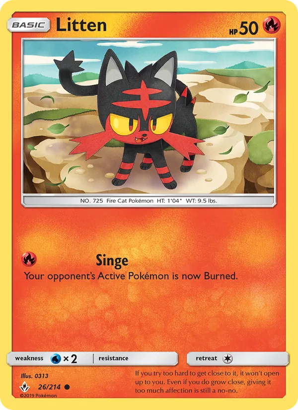 Kaart Litten uit Unbroken Bonds, nummer 26/214