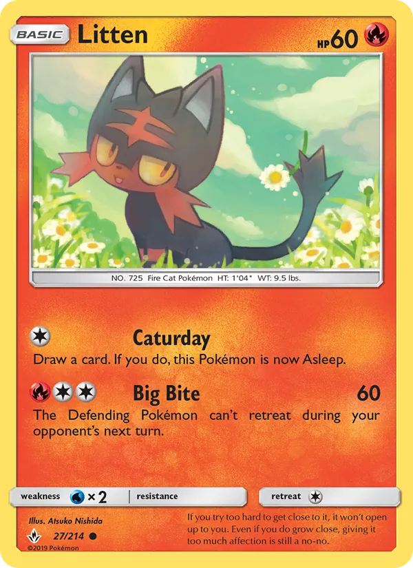 Kartu Litten dari Unbroken Bonds, nomor 27/214