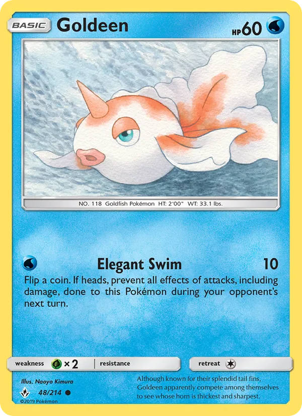 Kartu Goldeen dari Unbroken Bonds, nomor 48/214