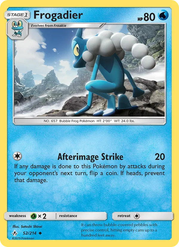 Kartu Frogadier dari Unbroken Bonds, nomor 52/214