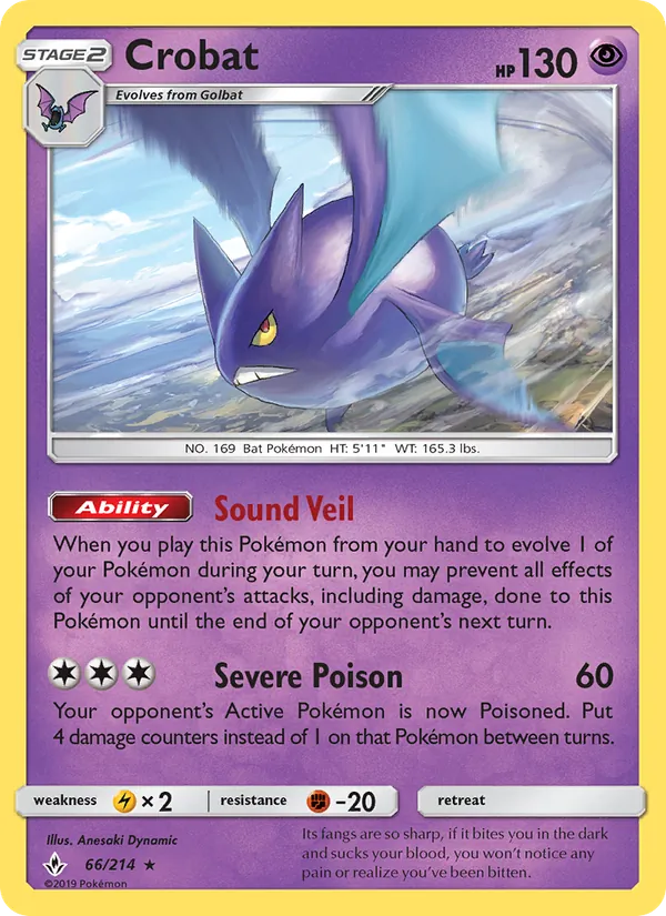 Kaart Crobat uit Unbroken Bonds, nummer 66/214