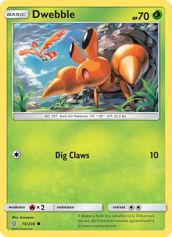 Dwebble card from Unified Minds, number 10/236